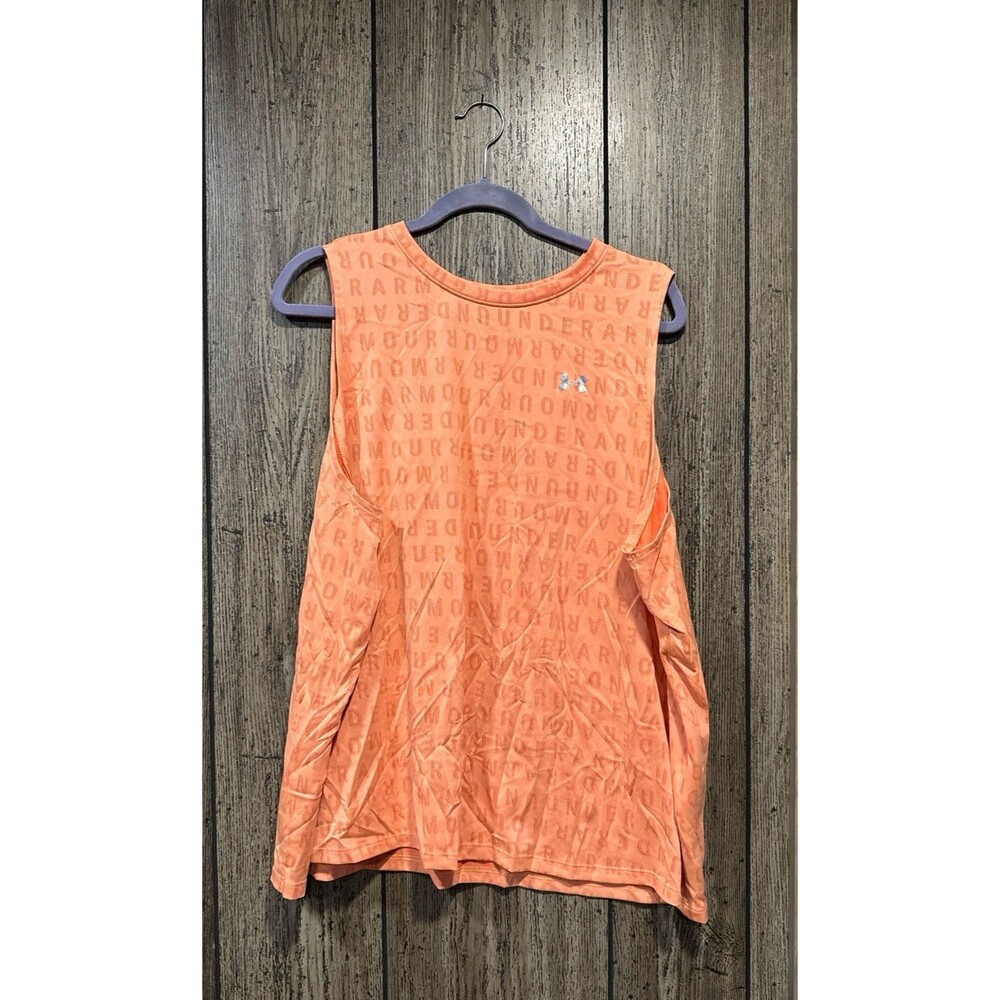 Under Armour Plus Size Orange Athletic Tank Top